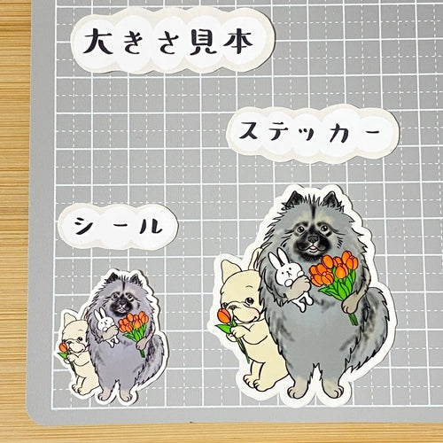照れ屋のフレブルちゃんとキースホンドさん。24-15