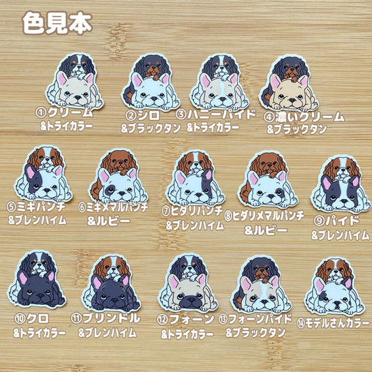フレブルちゃんとキャバリアちゃんだんご。26-11/96−305