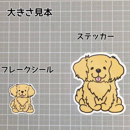 おすわりしてるゴールデンレトリバーさん。32-2