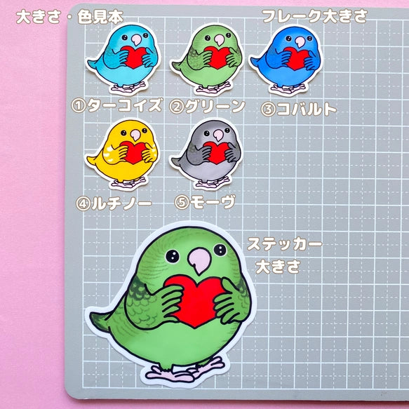 キモチを届けたいサザナミインコちゃん。