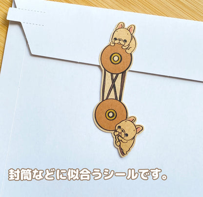 フレブルちゃんのマルタッククラフト紙シール。96−308