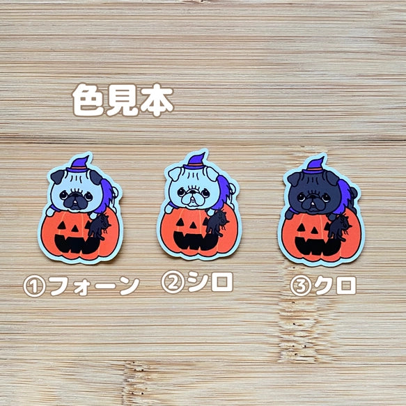 オバケカボチャとパグちゃん。76-