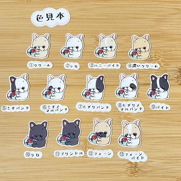 金魚鉢とフレブルちゃん。96−154