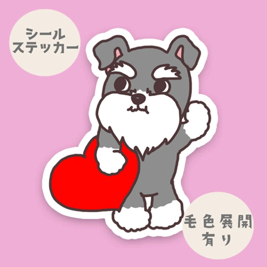 おおきなハートを届けにきたシュナウザーちゃん。44-20