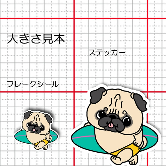 サーファーパグちゃん。76-