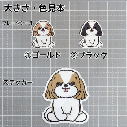 おすわりしてるシーズーちゃん。35-7